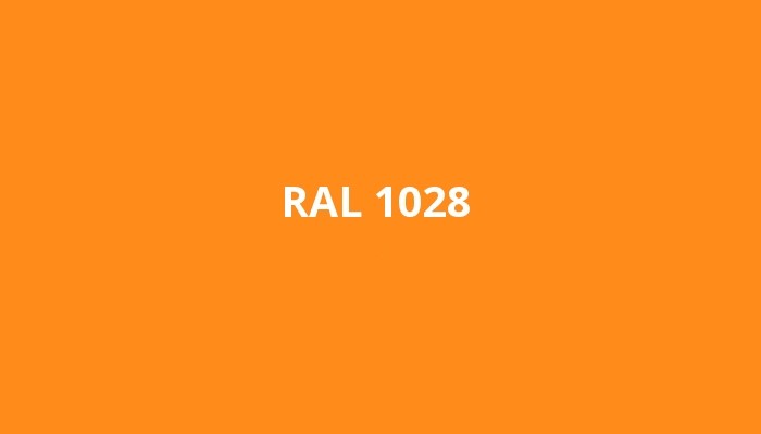 RAL 1028 - Melounová žlutá